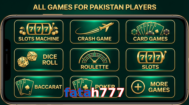 Main screen of Fatah777 games page for PK players