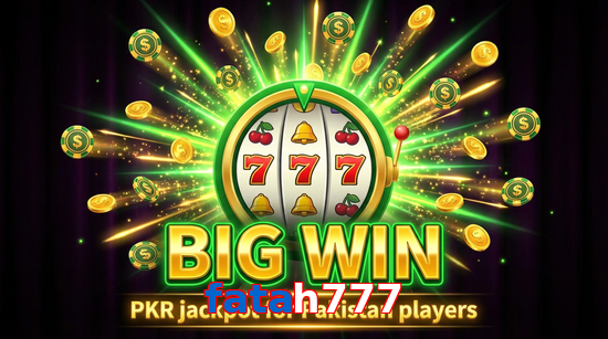 Big win animation on Fatah777 slot game